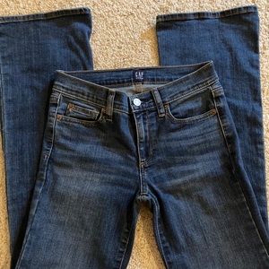 Medium Indigo Gap Perfect Boot Jeans 25P